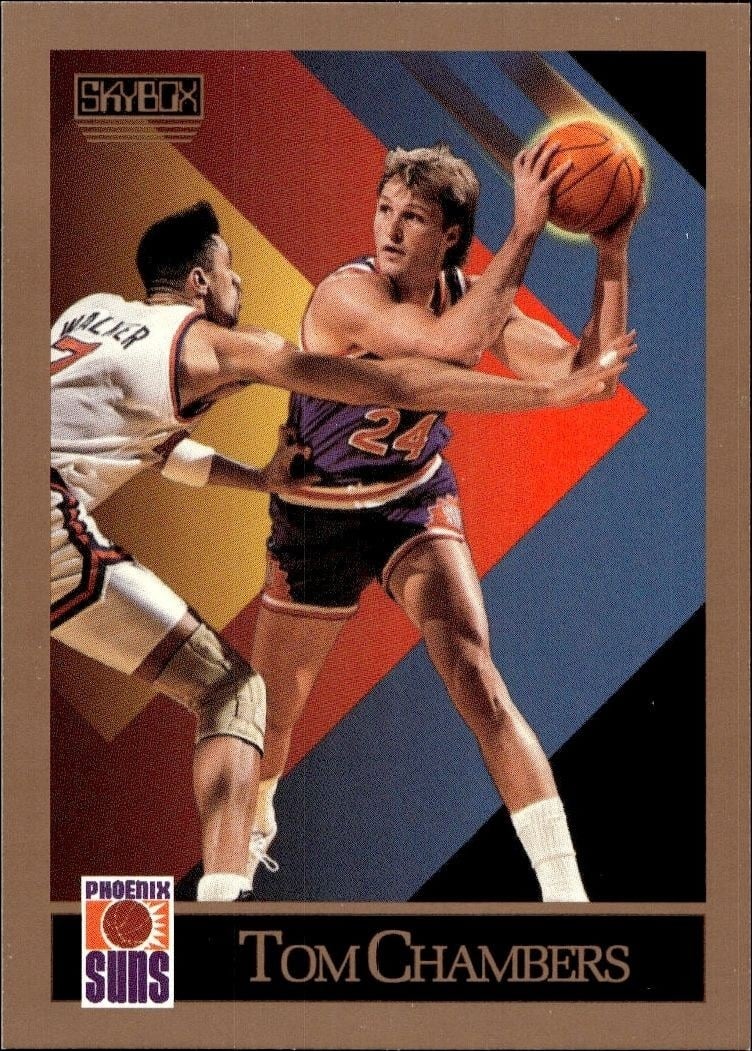 1990-91 Skybox Tom Chambers #220 trading card