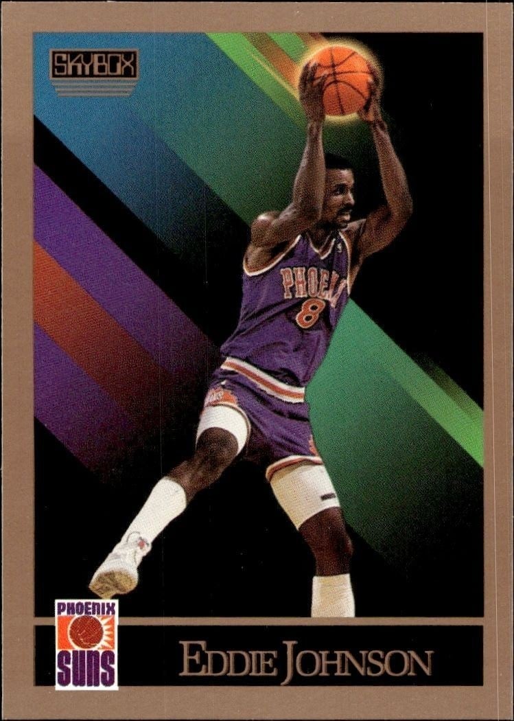 1990-91 Skybox Eddie Johnson #223 trading card