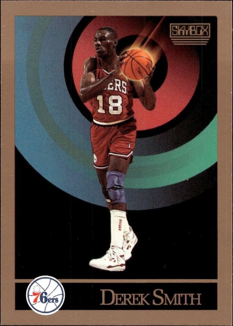 1990-91 Skybox Derek Smith #218 trading card