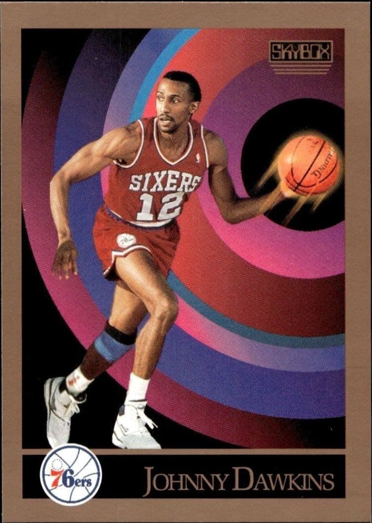 1990-91 Skybox Johnny Dawkins #214 trading card