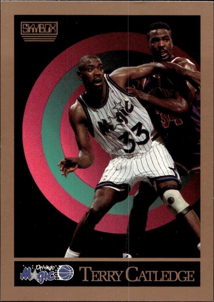 1990-91 Skybox Terry Catledge #201 trading card