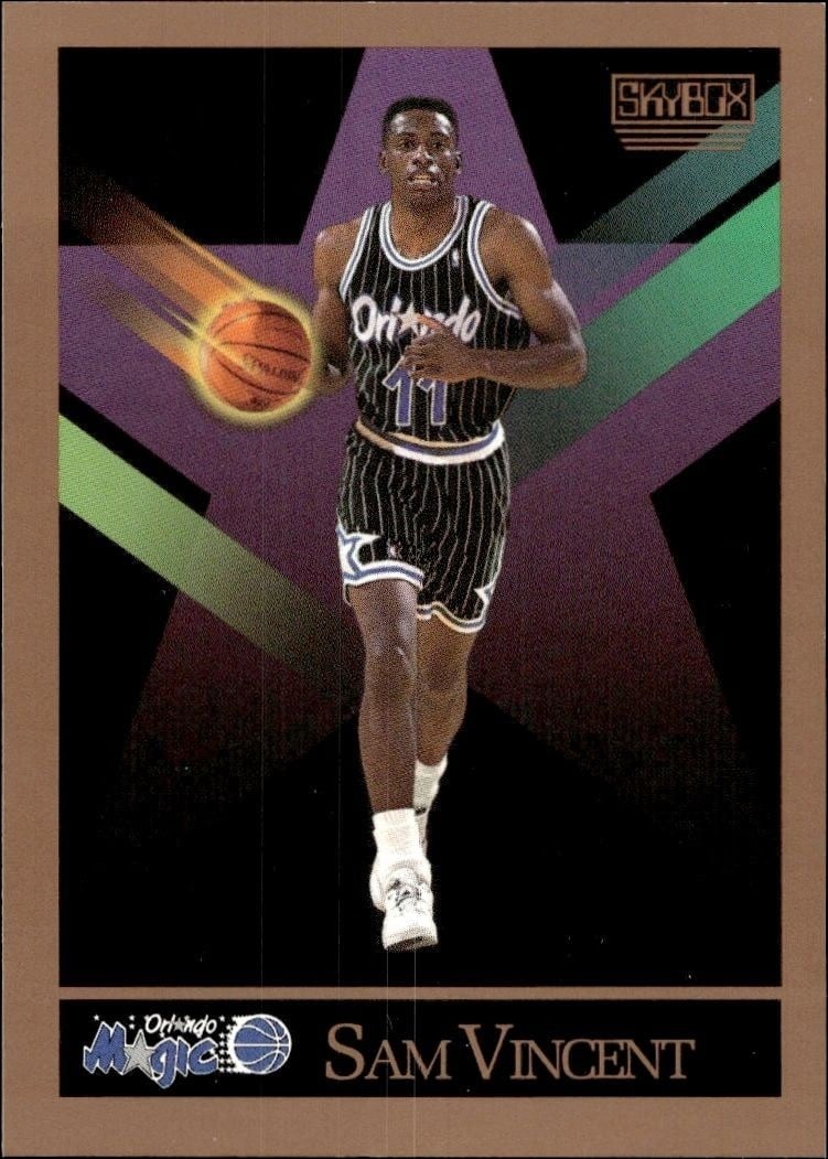 1990-91 Skybox Sam Vincent #209 trading card