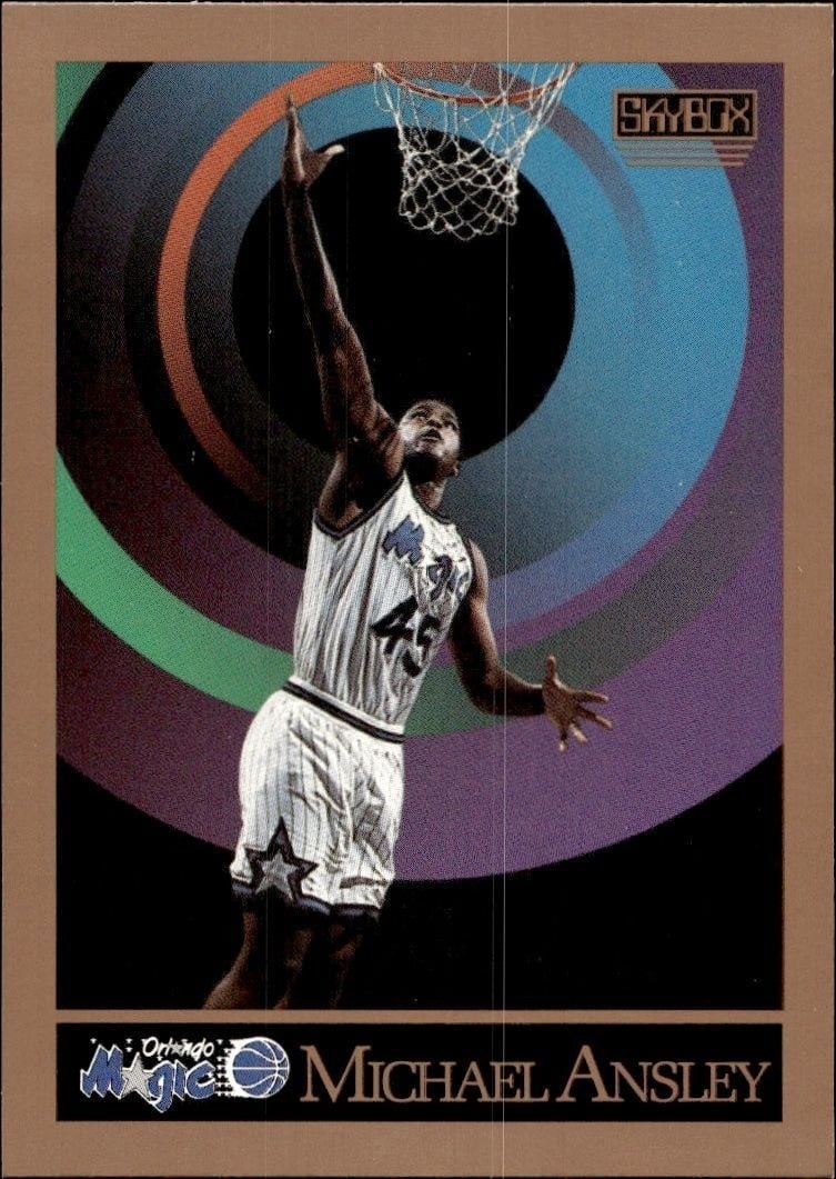 1990-91 Skybox Michael Ansley #200 trading card