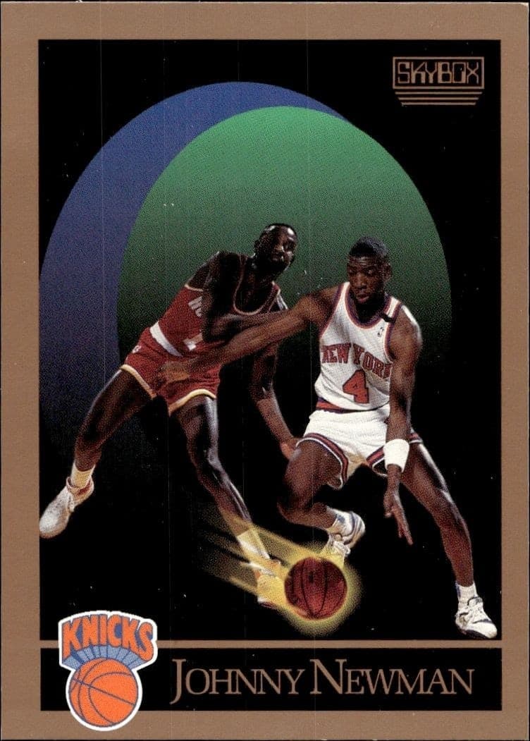 1990-91 Skybox Johnny Newman #190 trading card
