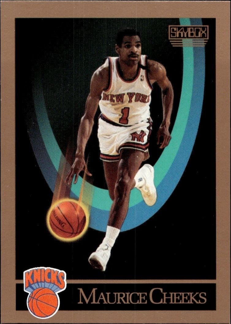 1990-91 Skybox Maurice Cheeks #186 trading card