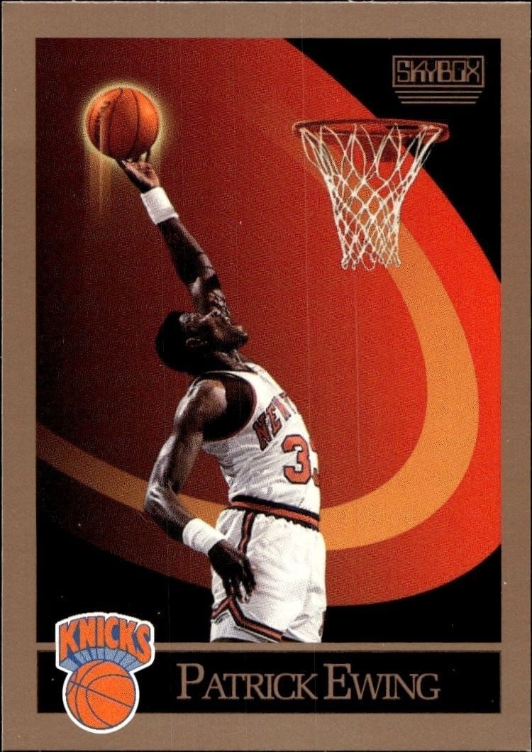 1990-91 Skybox Patrick Ewing #187 trading card