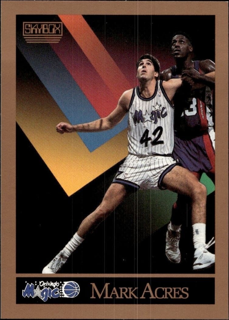 1990-91 Skybox Mark Acres #198 trading card
