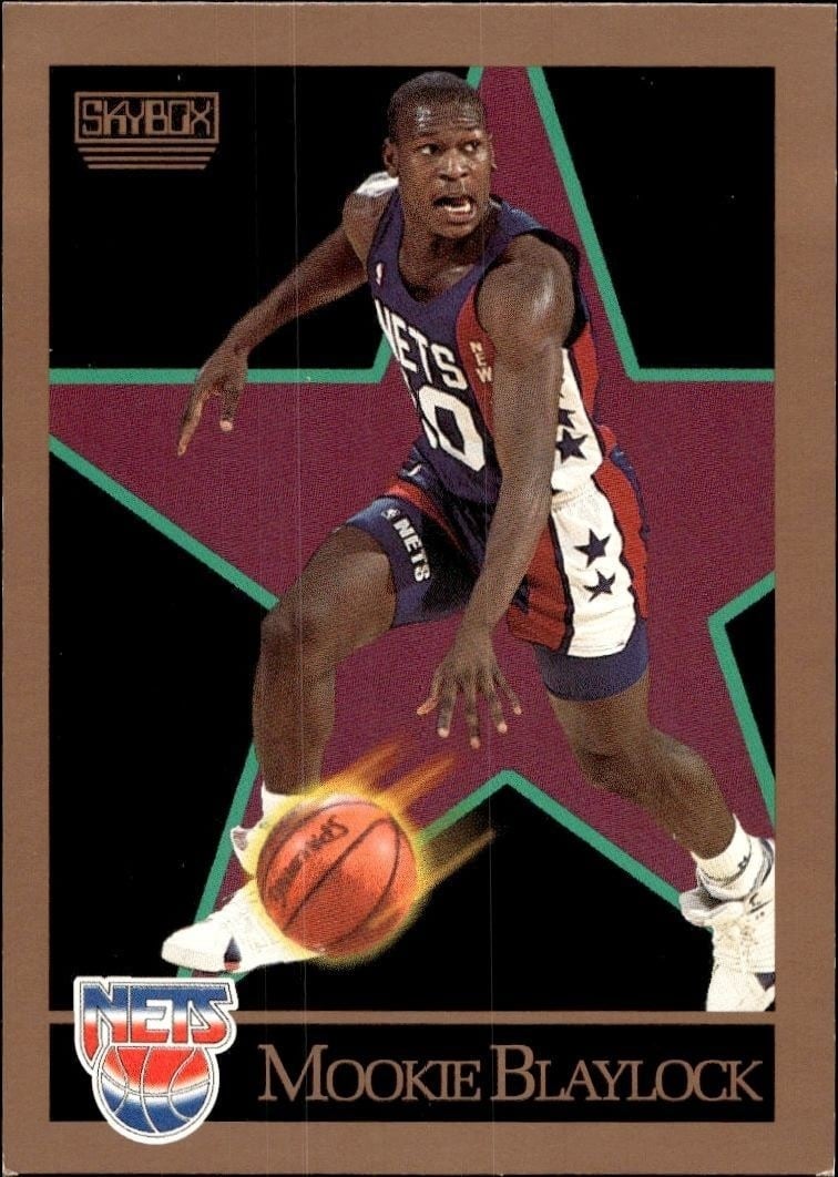 1990-91 Skybox Mookie Blaylock #176 trading card