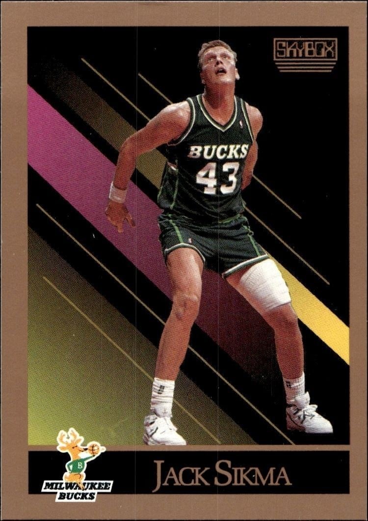 1990-91 Skybox Jack Sikma #166 trading card