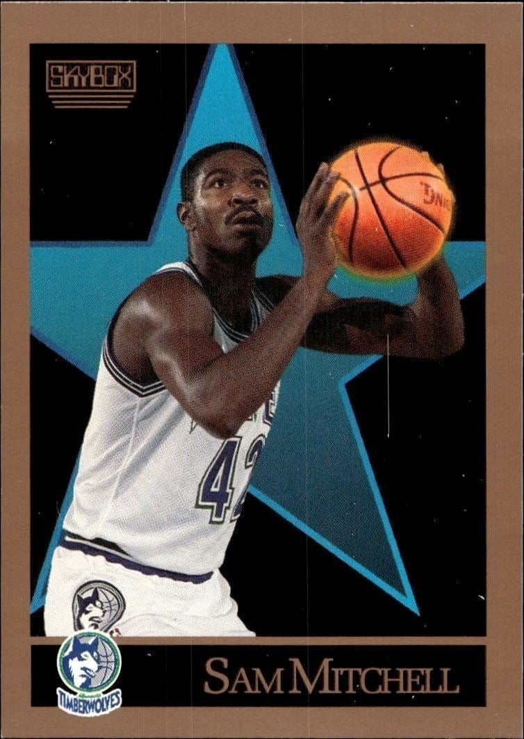 1990-91 Skybox Sam Mitchell #171 trading card