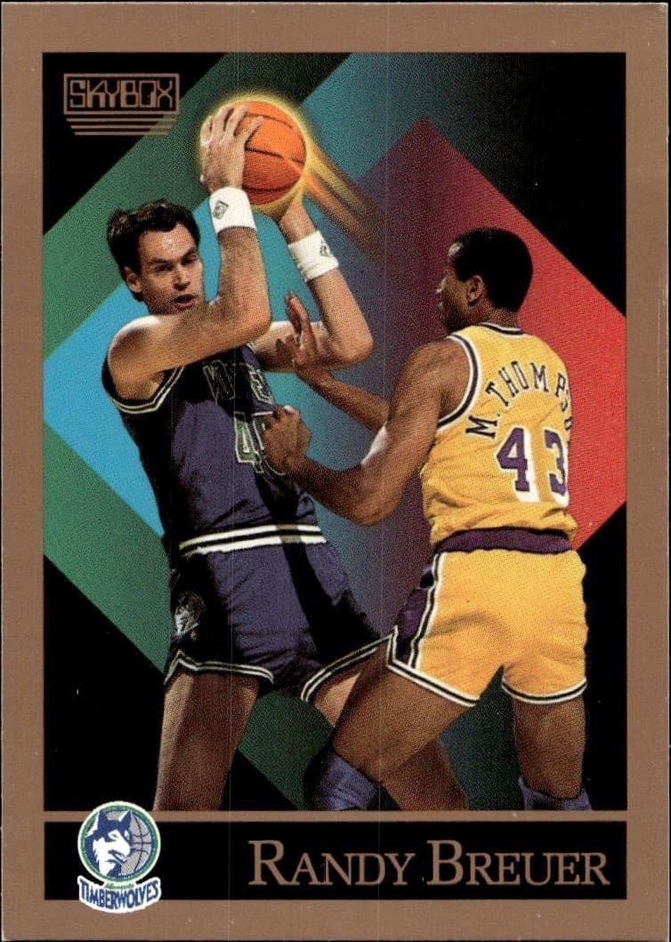 1990-91 Skybox Randy Breuer #167 trading card