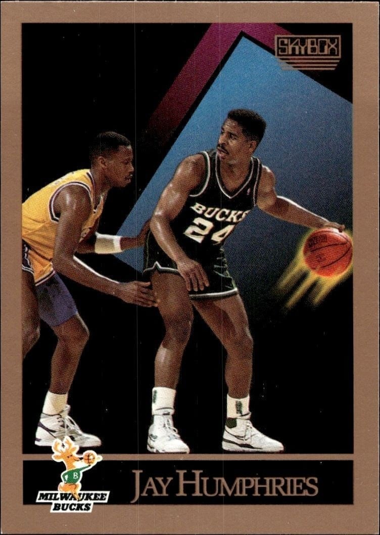 1990-91 Skybox Jay Humphries #158 trading card