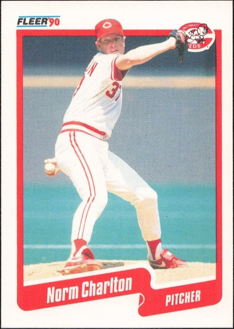 1990 Fleer Norm Charlton #416 trading card