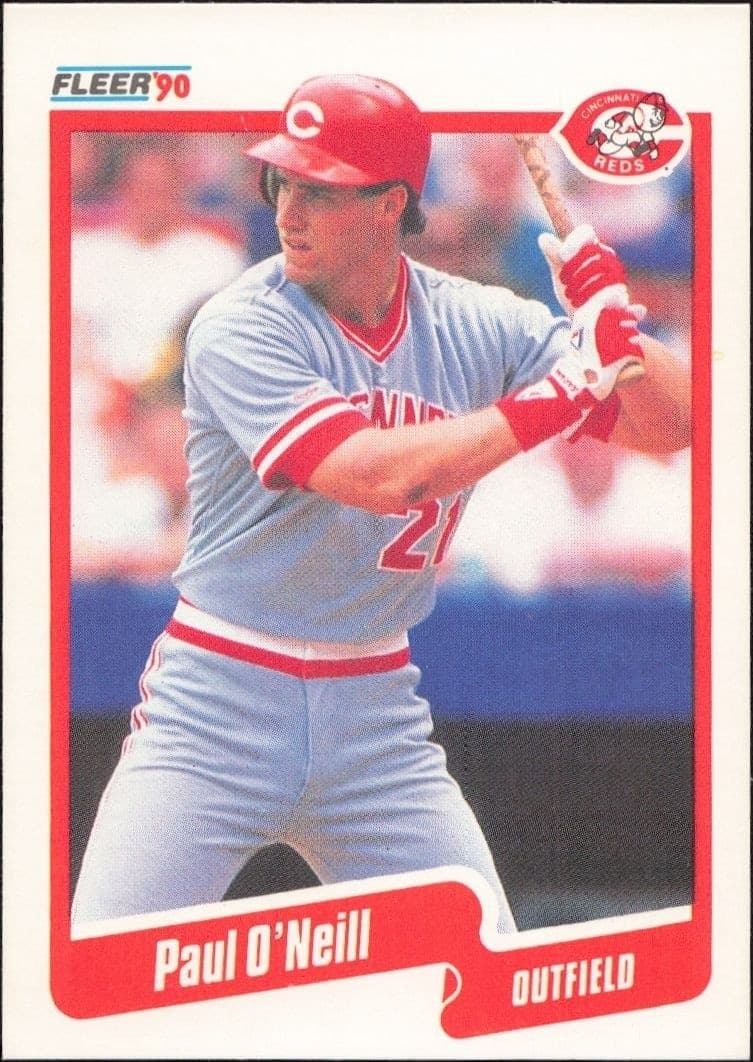 1990 Fleer Paul O'Neill #427 trading card