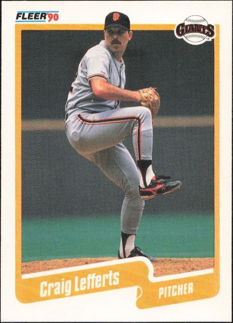 1990 Fleer Craig Lefferts #60 trading card