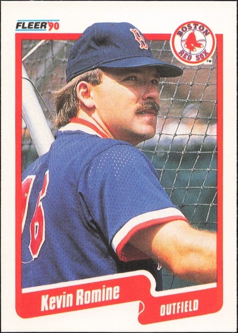 1990 Fleer Kevin Romine #286 trading card