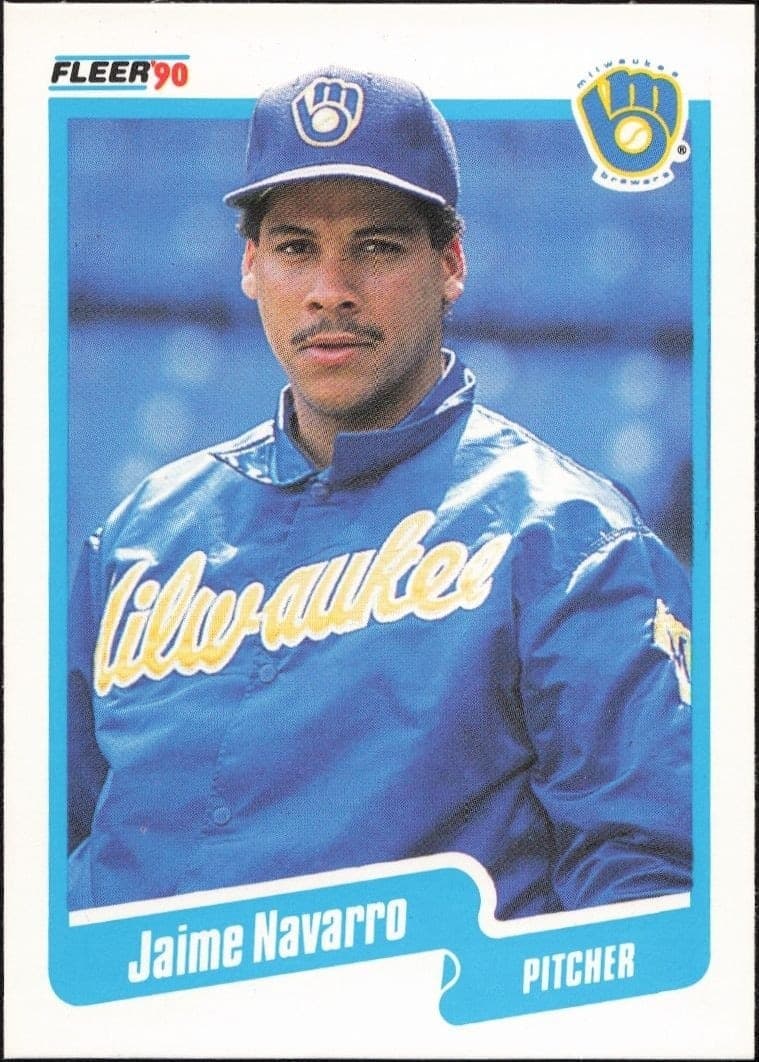 1990 Fleer Jaime Navarro #331 trading card