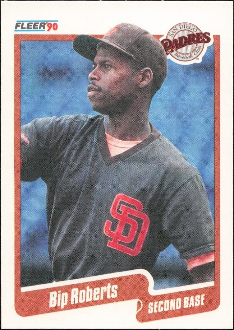 1990 Fleer Bip Roberts #166 trading card