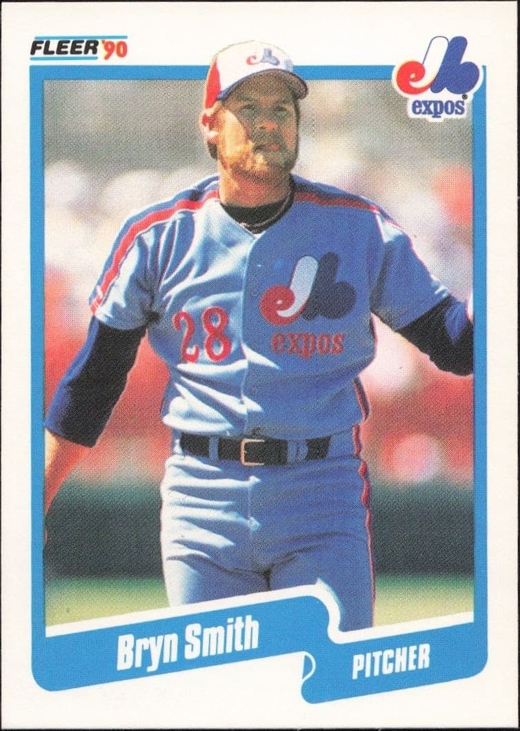 1990 Fleer Bryn Smith #361 trading card