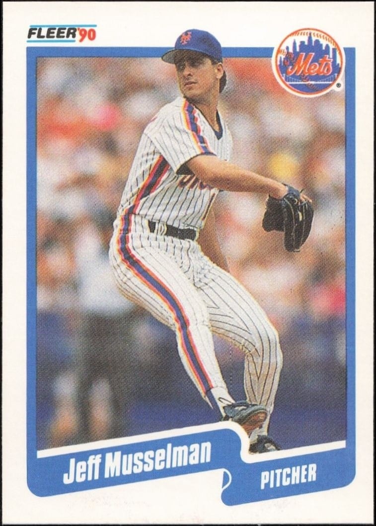 1990 Fleer Jeff Musselman #212 trading card