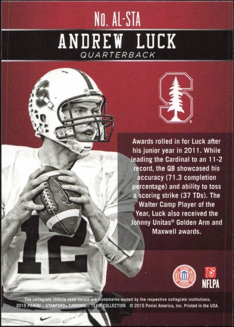 Andrew Luck - Back