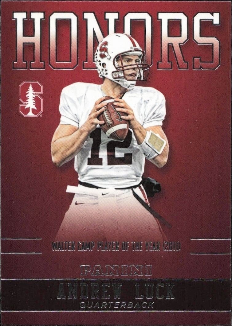 2015 Panini Stanford Cardinal Team Collection Andrew Luck #AL-STA trading card