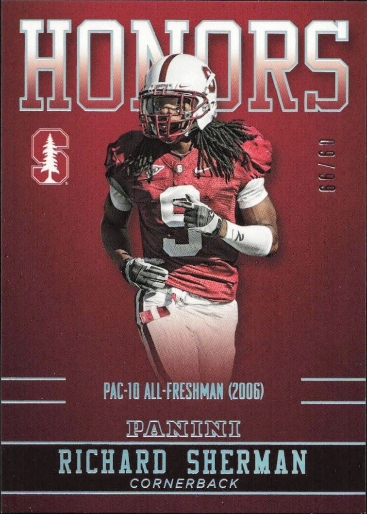 2015 Panini Stanford Cardinal Team Collection Richard Sherman #RS-STA trading card