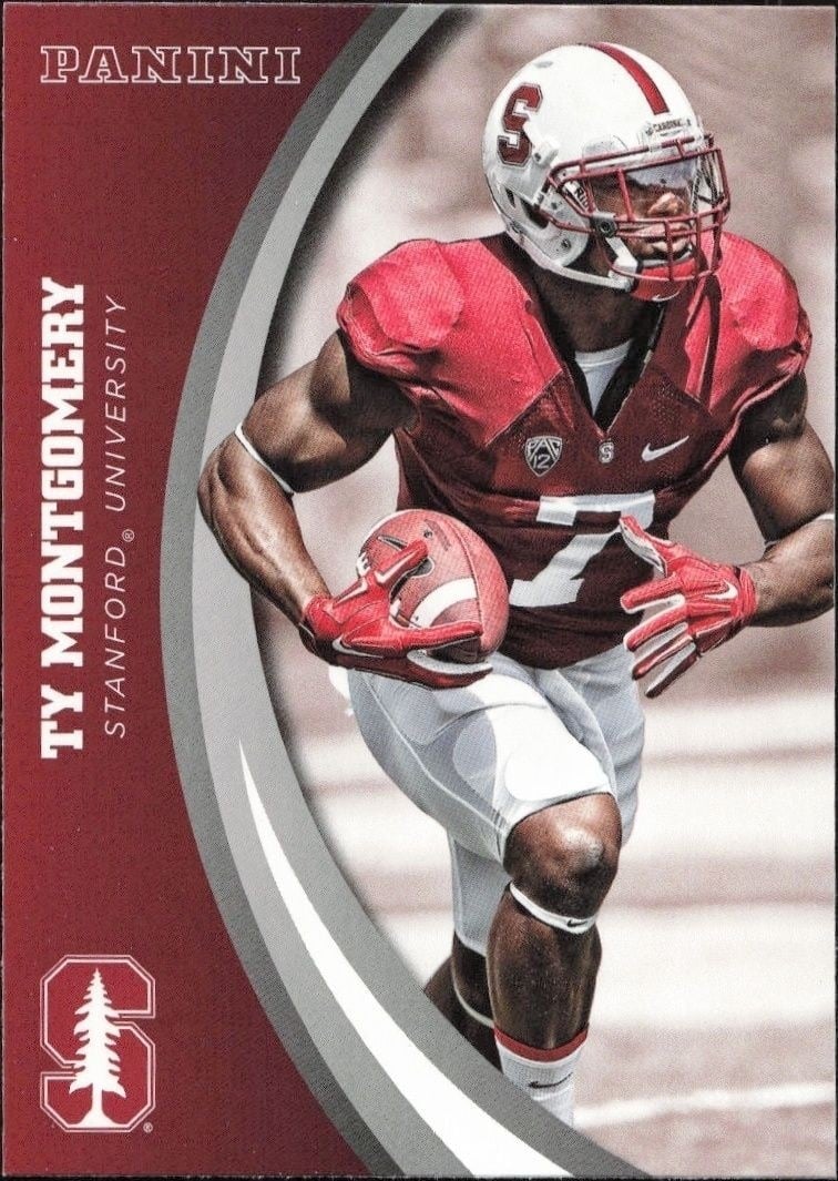 2015 Panini Stanford Cardinal Team Collection Ty Montgomery #44 trading card