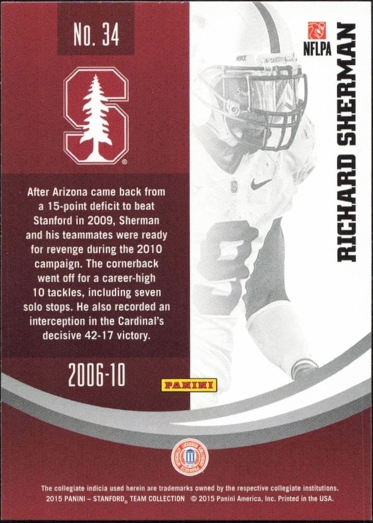 Richard Sherman - Back