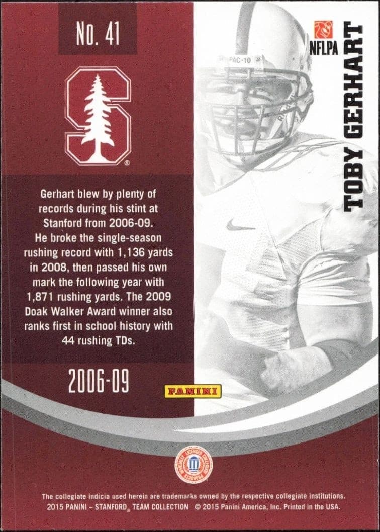 Toby Gerhart - Back