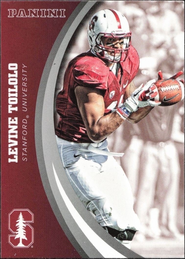 2015 Panini Stanford Cardinal Team Collection Levine Toilolo #30 trading card