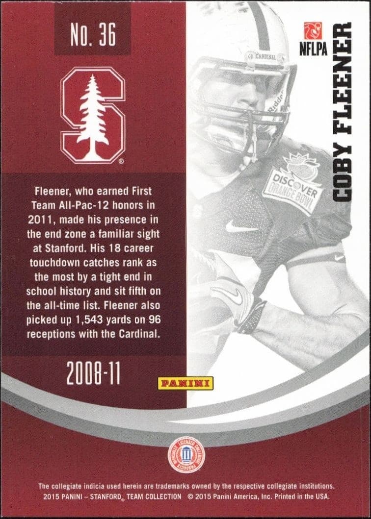 Coby Fleener - Back