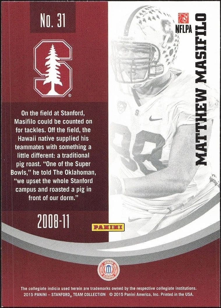 Matthew Masifilo - Back