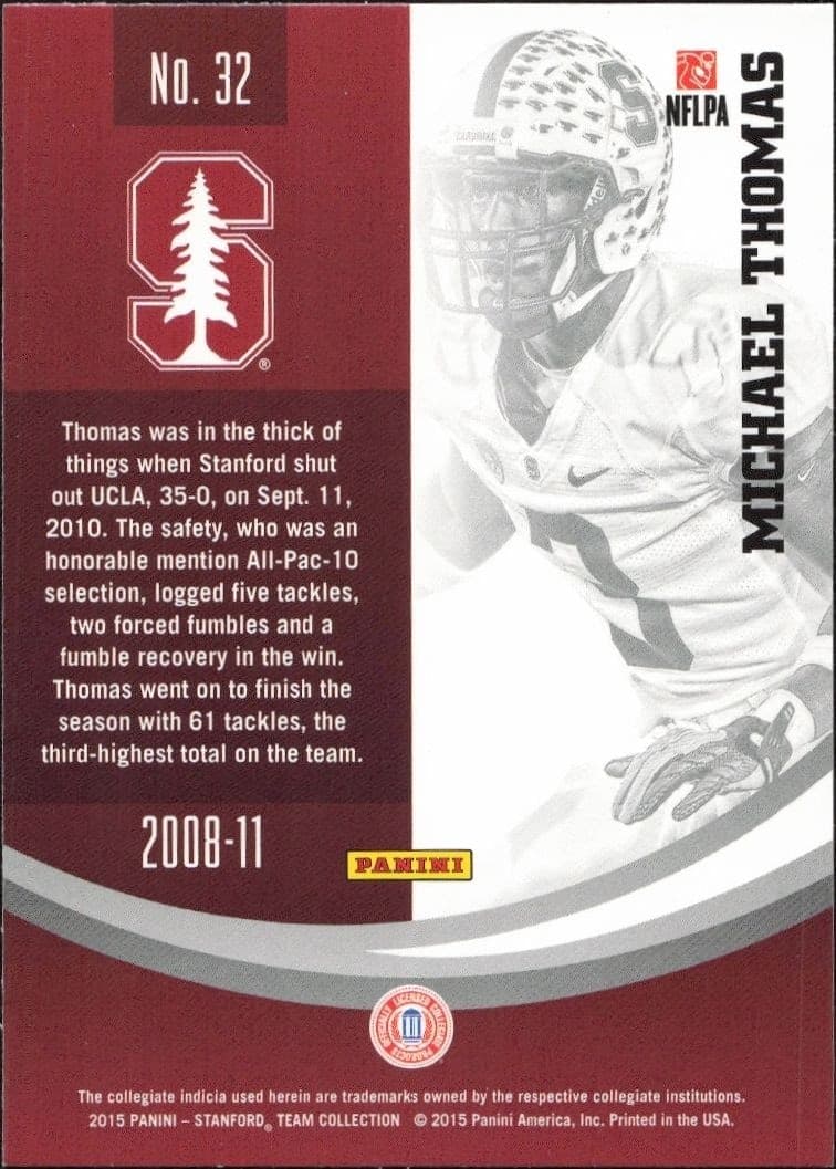 Michael Thomas - Back