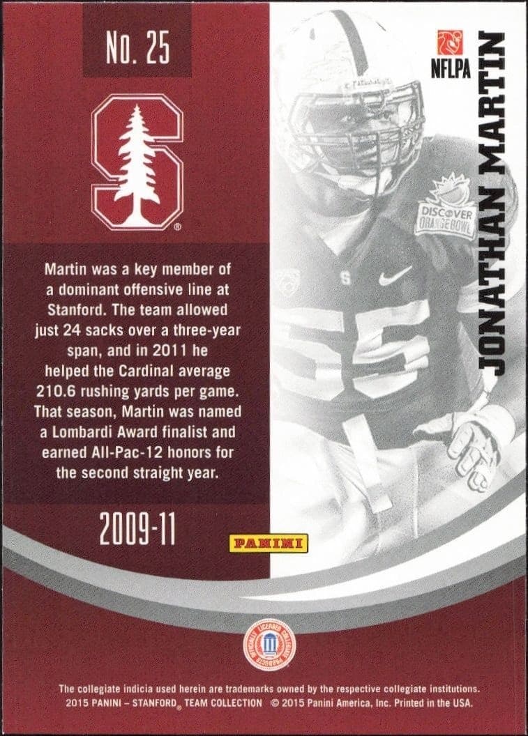 Jonathan Martin - Back