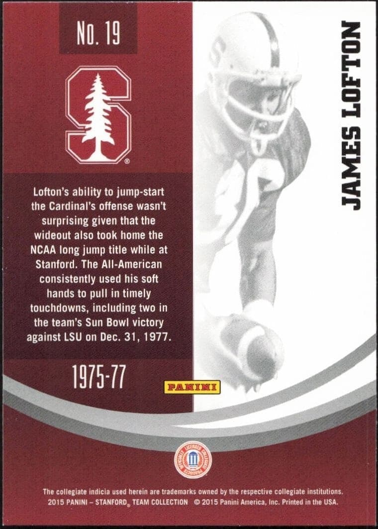 James Lofton - Back