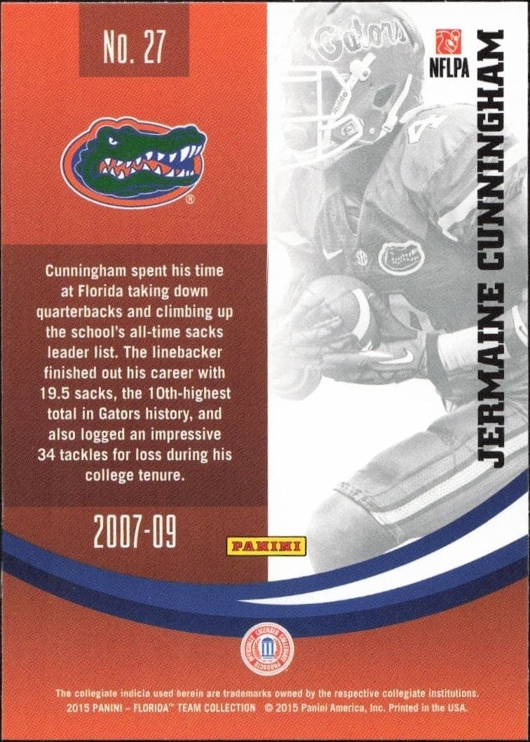 Jermaine Cunningham - Back