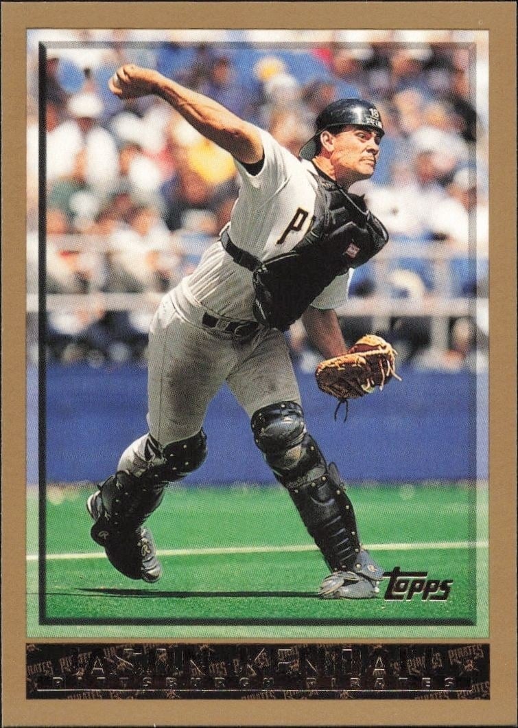 Jason Kendall 1998 Topps #304 Baseball Trading Card - Front 1998 Topps Jason Kendall #304 baseball trading card front