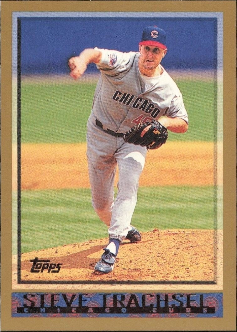 Steve Trachsel 1998 Topps #23 Baseball Trading Card - Front 1998 Topps Steve Trachsel #23 baseball trading card front