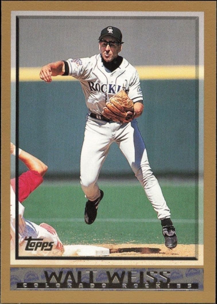 1998 Topps Walt Weiss #96 trading card