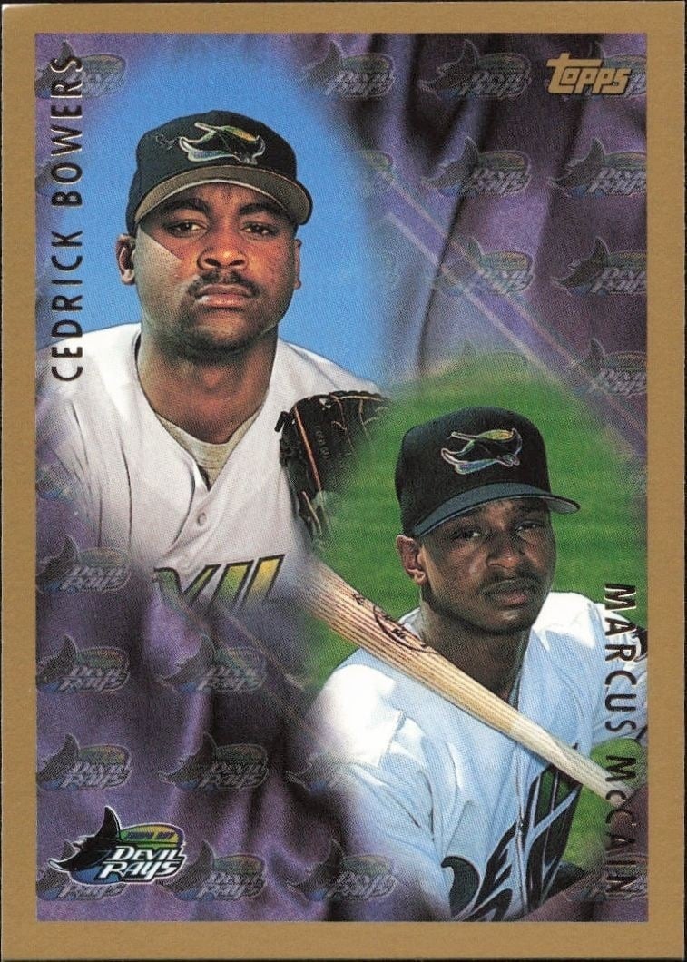Cedrick Bowers 1998 Topps #501 Baseball Trading Card - Front 1998 Topps Cedrick Bowers #501 baseball trading card front