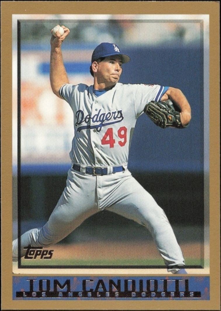 1998 Topps Tom Candiotti #188 trading card