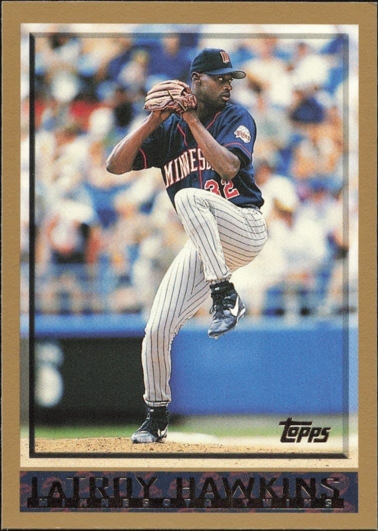 1998 Topps LaTroy Hawkins #197 trading card