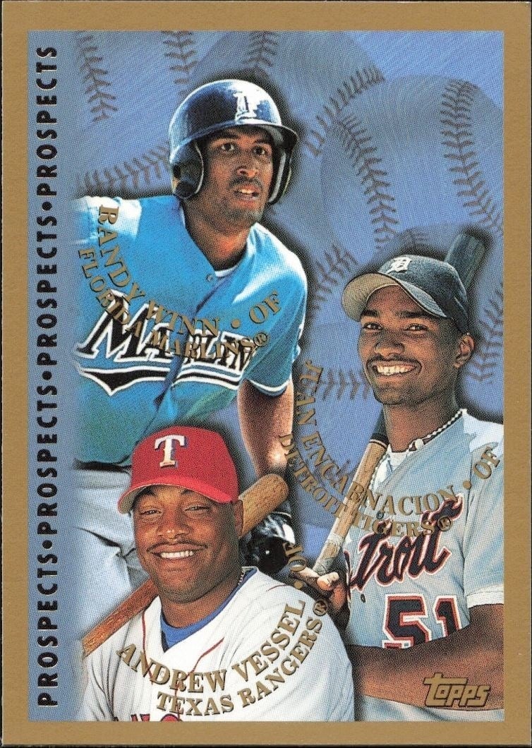 Randy Winn 1998 Topps #258 Baseball Trading Card - Front 1998 Topps Randy Winn #258 baseball trading card front