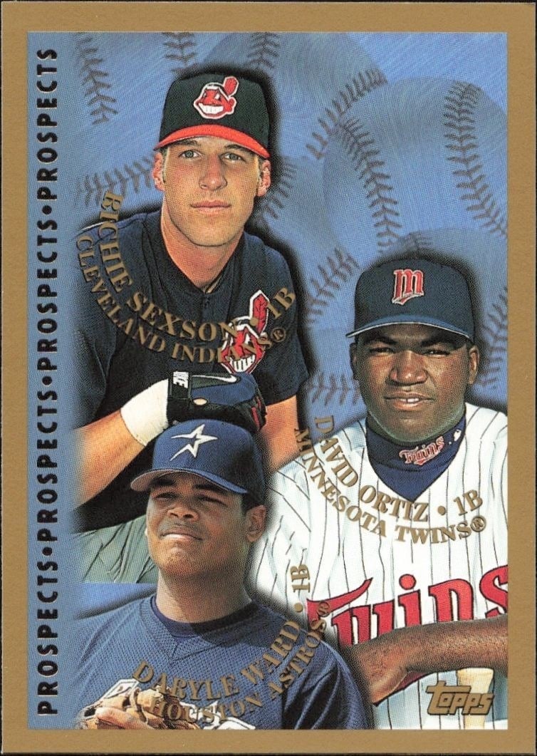 Richie Sexson 1998 Topps #257 Baseball Trading Card - Front 1998 Topps Richie Sexson #257 baseball trading card front