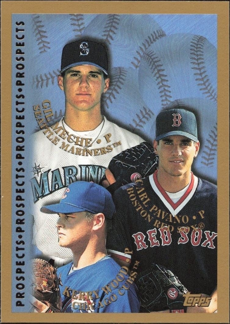 Carl Pavano 1998 Topps #256 Baseball Trading Card - Front 1998 Topps Carl Pavano #256 baseball trading card front