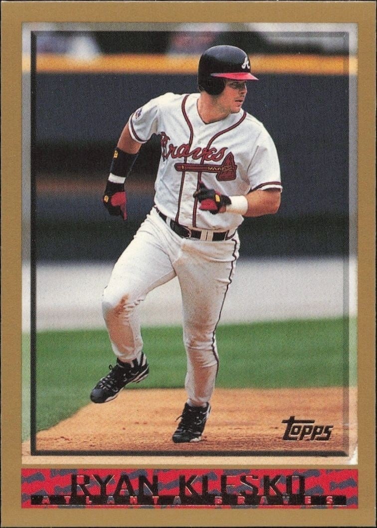 1998 Topps Ryan Klesko #65 trading card