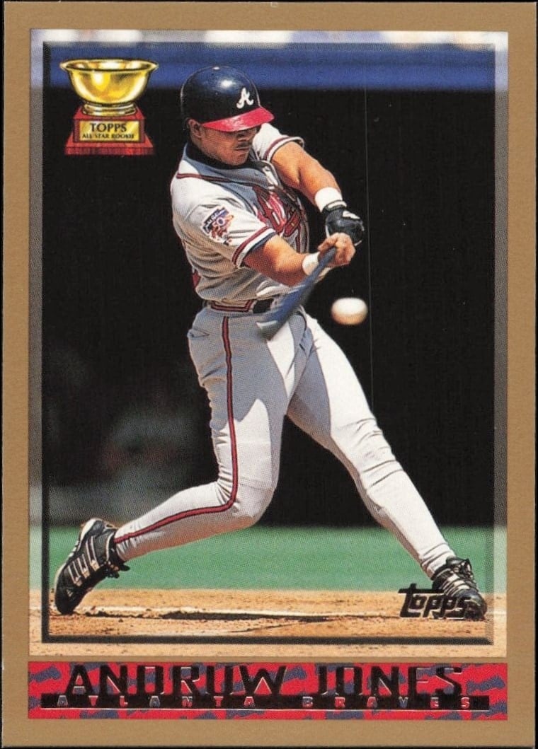 1998 Topps Andruw Jones #334 trading card