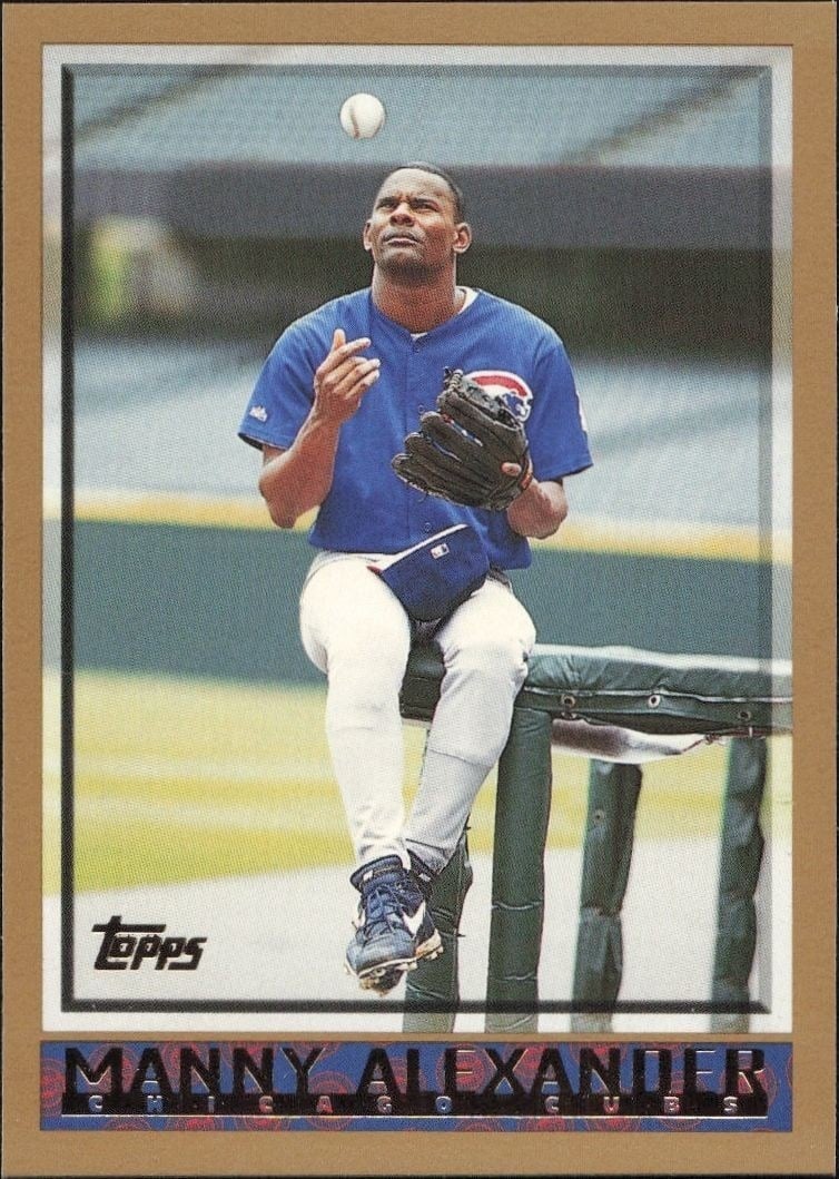 1998 Topps Manny Alexander #424 trading card