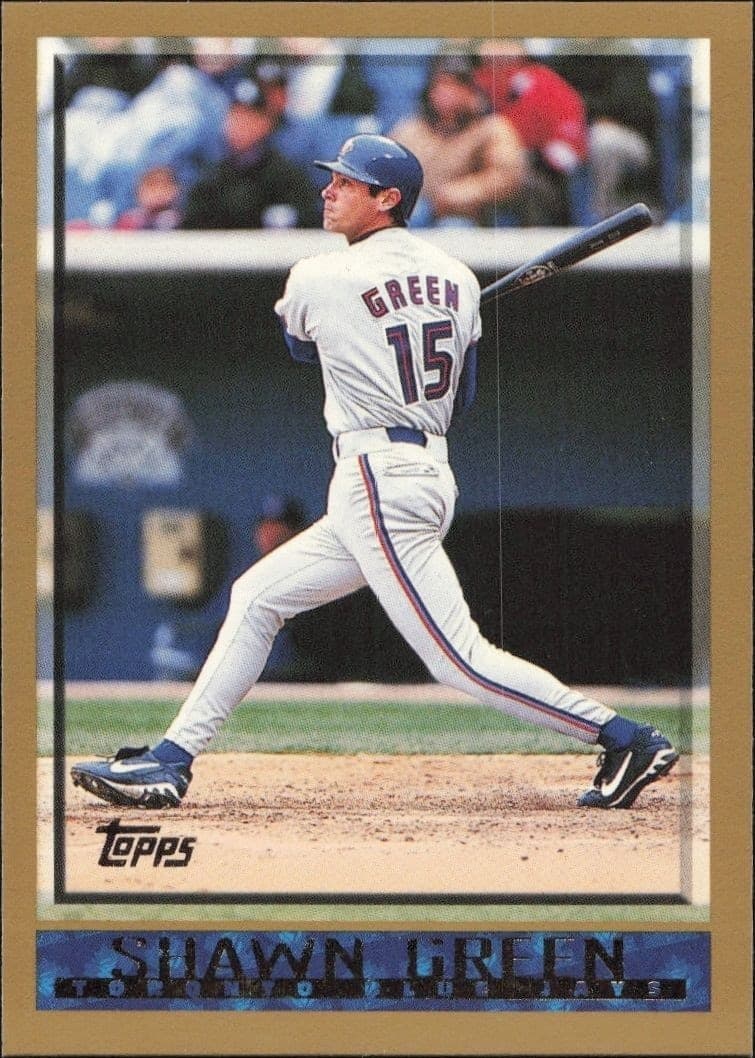 1998 Topps Series 1 Shawn Green #76 trading card